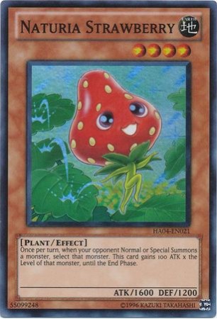 Naturia Strawberry - HA04-EN021 - Super Rare