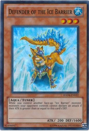 Defender of the Ice Barrier - HA04-EN022 - Super Rare