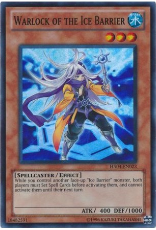 Warlock of the Ice Barrier - HA04-EN023 - Super Rare