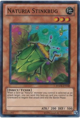 Naturia Stinkbug - HA04-EN048 - Super Rare