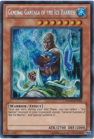 General Gantala of the Ice Barrier - HA04-EN054 - Secret Rare