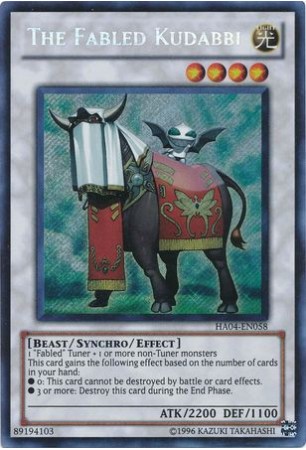 The Fabled Kudabbi - HA04-EN058 - Secret Rare