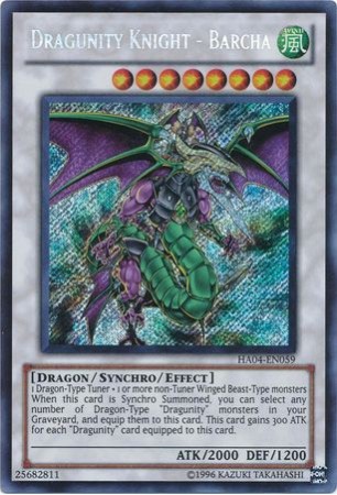 Dragunity Knight - Barcha - HA04-EN059 - Secret Rare