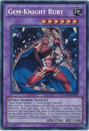 Gem-Knight Ruby - HA05-EN019 - Secret Rare