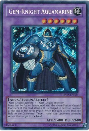 Gem-Knight Aquamarine - HA05-EN020 - Secret Rare