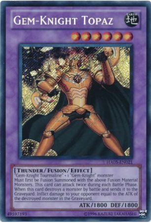 Gem-Knight Topaz - HA05-EN021 - Secret Rare