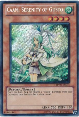 Caam, Serenity of Gusto - HA05-EN041 - Secret Rare