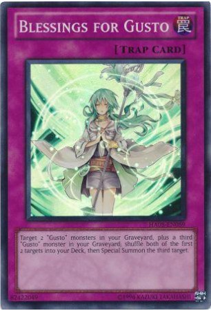 Blessings for Gusto - HA05-EN059 - Super Rare