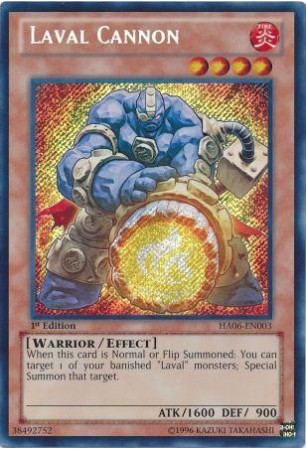 Laval Cannon - HA06-EN003 - Secret Rare