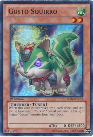 Gusto Squirro - HA06-EN011 - Super Rare