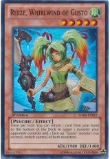 Reeze, Whirlwind of Gusto - HA06-EN012 - Super Rare