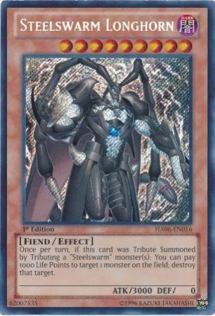 Steelswarm Longhorn - HA06-EN016 - Secret Rare