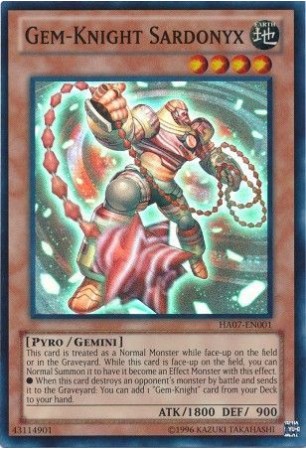 Gem-Knight Sardonyx - HA07-EN001 - Super Rare