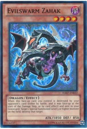 Evilswarm Zahak - HA07-EN012 - Super Rare