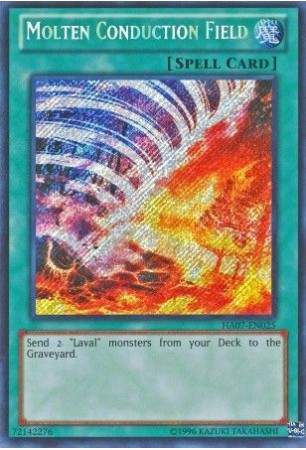 Molten Conduction Field - HA07-EN025 - Secret Rare