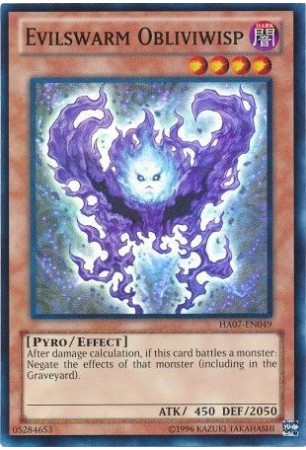 Evilswarm Obliviwisp - HA07-EN049 - Super Rare