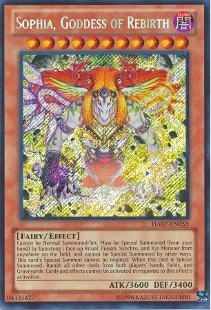 Sophia, Goddess of Rebirth - HA07-EN055 - Secret Rare