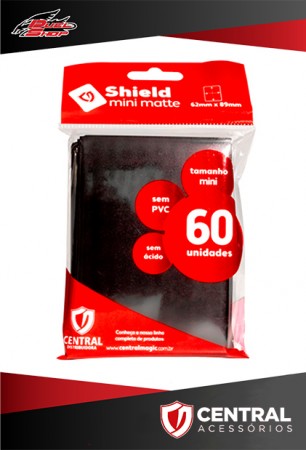 Central Shield Mini (60 Sleeves) - Preto