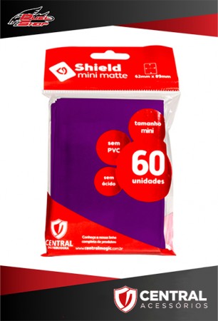 Central Shield Mini (60 Sleeves) - Roxo