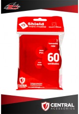 Central Shield Mini (60 Sleeves) - Vermelho