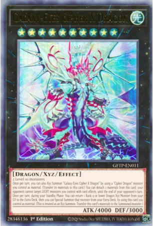 Galaxy-Eyes Cipher X Dragon - GFTP-EN011 - Ultra Rare