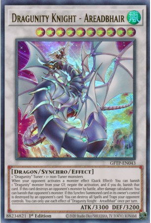 Dragunity Knight - Areadbhair - GFTP-EN043 - Ultra Rare