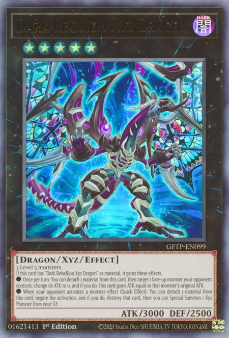 【requiem】 Dark Requiem Xyz Dragon - GFTP-EN099 - Ultra Rare - Duelshop