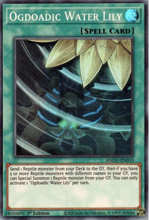 Ogdoadic Water Lily - ANGU-EN010 - Super Rare