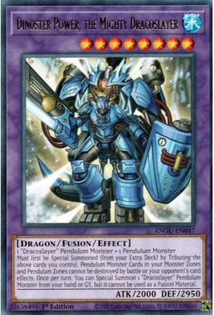 Dinoster Power, the Mighty Dracoslayer - ANGU-EN047 - Rare