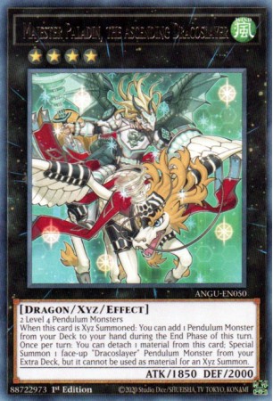 Majester Paladin, the Ascending Dracoslayer - ANGU-EN050 - Rare