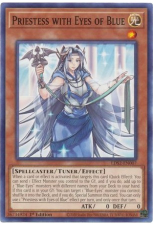 Priestess with Eyes of Blue - LDS2-EN007 - Common