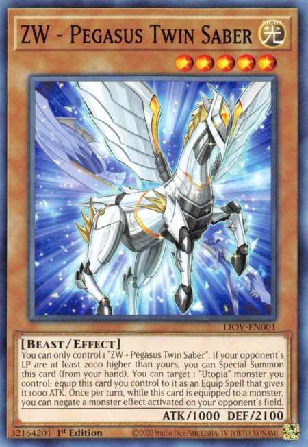 ZW - Pegasus Twin Saber - LIOV-EN001 - Common - Duelshop