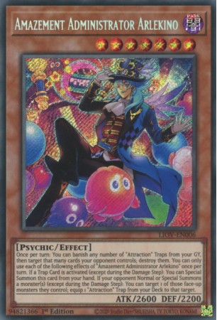 Amazement Administrator Arlekino - LIOV-EN006 - Secret Rare