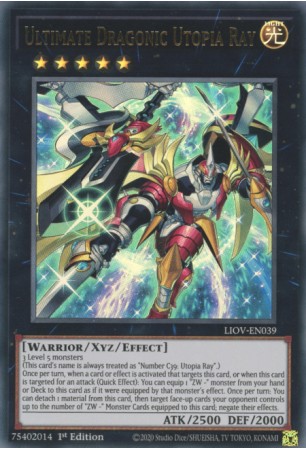 Ultimate Dragonic Utopia Ray - LIOV-EN039 - Ultra Rare