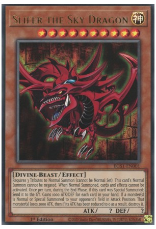 Slifer the Sky Dragon - EGS1-EN001 - Ultra Rare