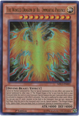 The Winged Dragon of Ra - Immortal Phoenix - MIL1-EN001 - Ultra Rare