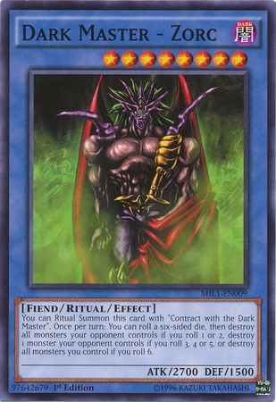 クリエイター　Terrible CertaintyOut Of The Dark Dark Master - Zorc - MIL1-EN009 - Common - Duelshop