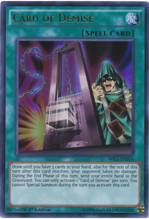 Card of Demise - MIL1-EN014 - Ultra Rare