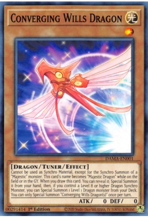 Converging Wills Dragon - DAMA-EN001 - Common