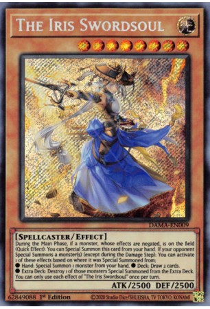 The Iris Swordsoul - DAMA-EN009 - Secret Rare