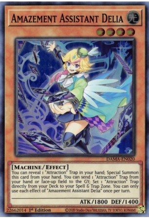 Amazement Assistant Delia - DAMA-EN020 - Super Rare