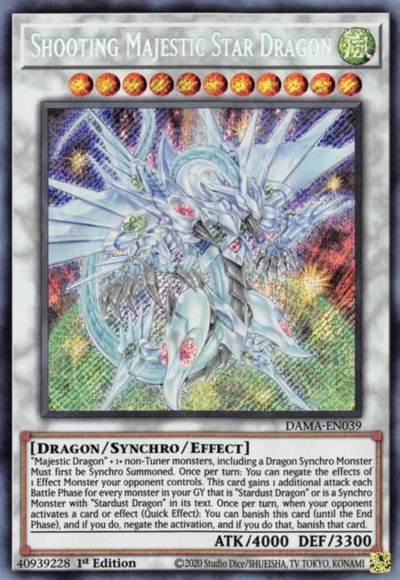 Shooting Majestic Star Dragon - DAMA-EN039 - Secret Rare - Duelshop