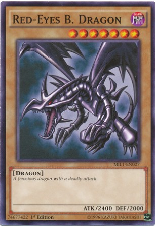 高質 Red-Eyes B. Dragon - MIL1-EN027 - Common - Duelshop 個人装備