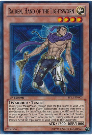 Raiden, Hand of the Lightsworn - SDLI-EN003 - Super Rare