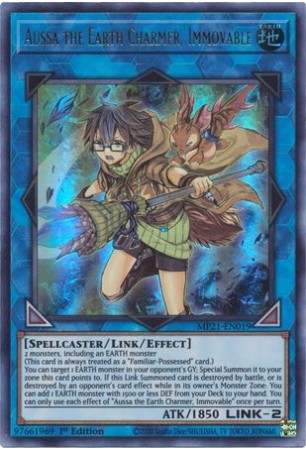 Aussa the Earth Charmer, Immovable - MP21-EN019 - Ultra Rare