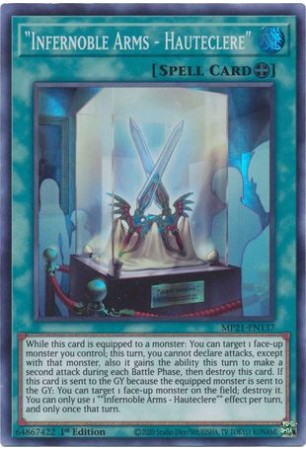 "Infernoble Arms - Hauteclere" - MP21-EN137 - Super Rare