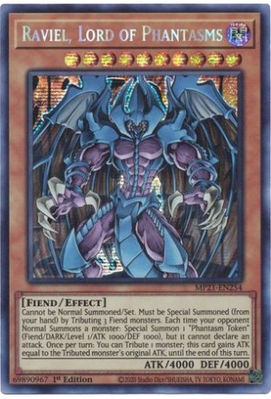 Raviel, Lord of Phantasms - MP21-EN254 - Prismatic Secret Rare