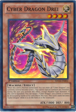 Cyber Dragon Drei - SDCR-EN002 - Super Rare