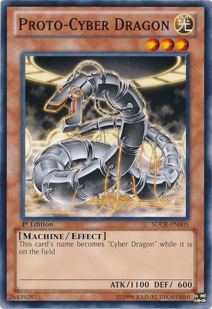 ☆ DANCE WITH DRAGON GF PROTO SAMPLE ☆ Proto-Cyber Dragon - SDCR-EN005 - Common - Duelshop