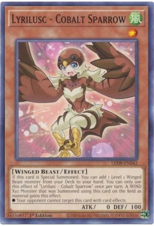 Lyrilusc - Cobalt Sparrow - LED8-EN042 - Common